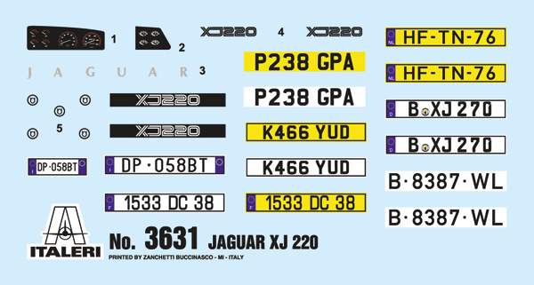 italeri-3631-2-Jaguar-XJ220-Supersportwagen