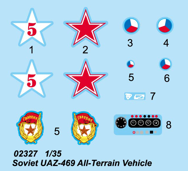 trumpeter-02327-2-Soviet-UAZ-469-all-terrain-vehicle