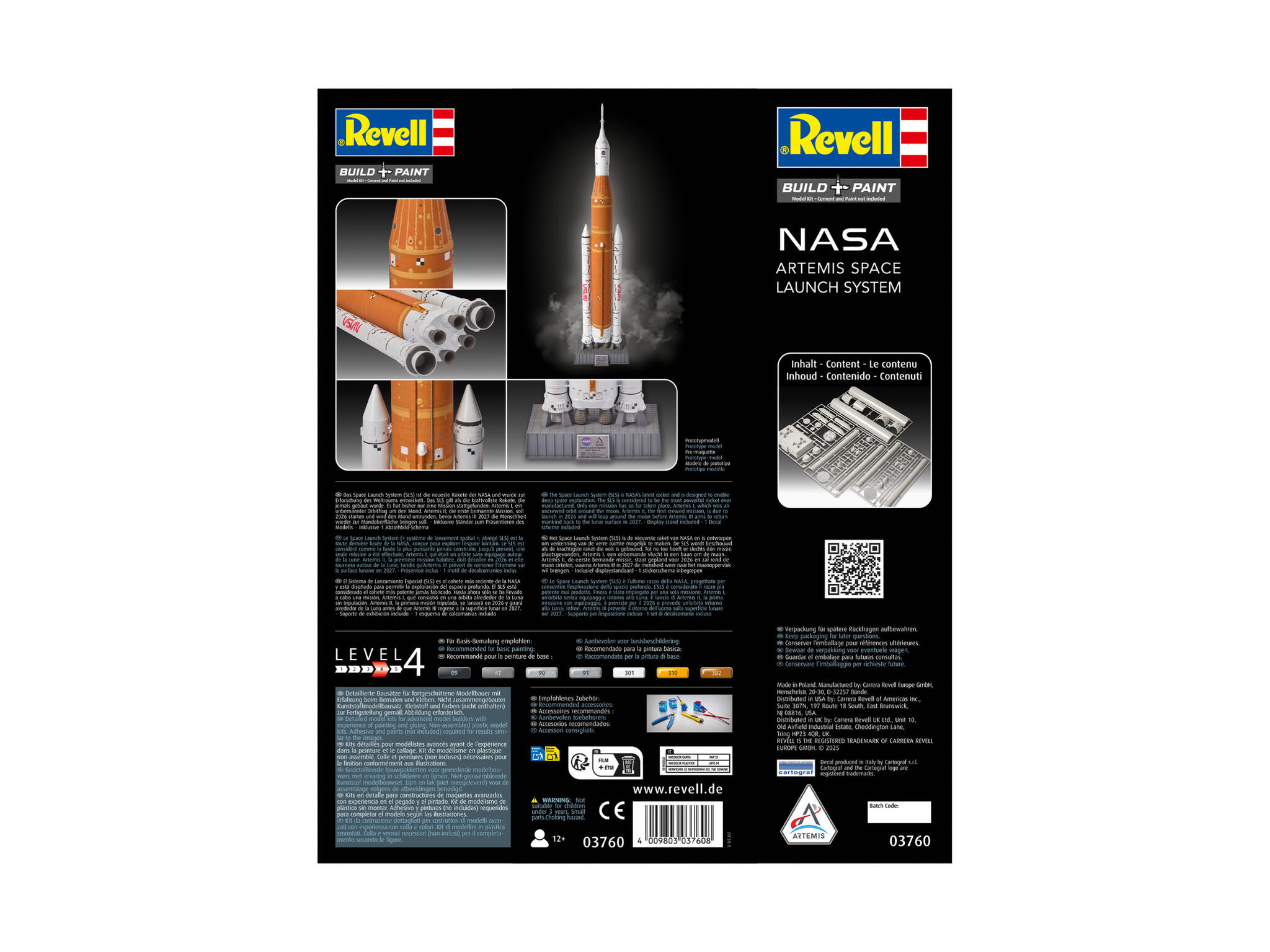 revell-03760-2-NASA-Artemis-Space-Launch-System-SLS-Forschungsrakete-Raumfahrtprogramm-Modellbausatz