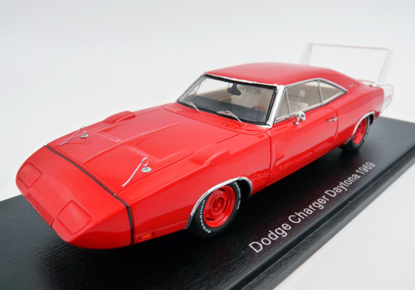sparks-S3611-1-Dodge-Charger-Daytona-1969-rot-weiß