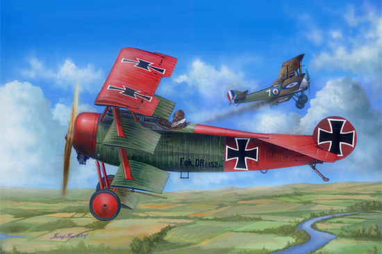 i-love-kit-62403-1-Fokker-Dr-I-Dreidecker-Vintage-Aeroplane