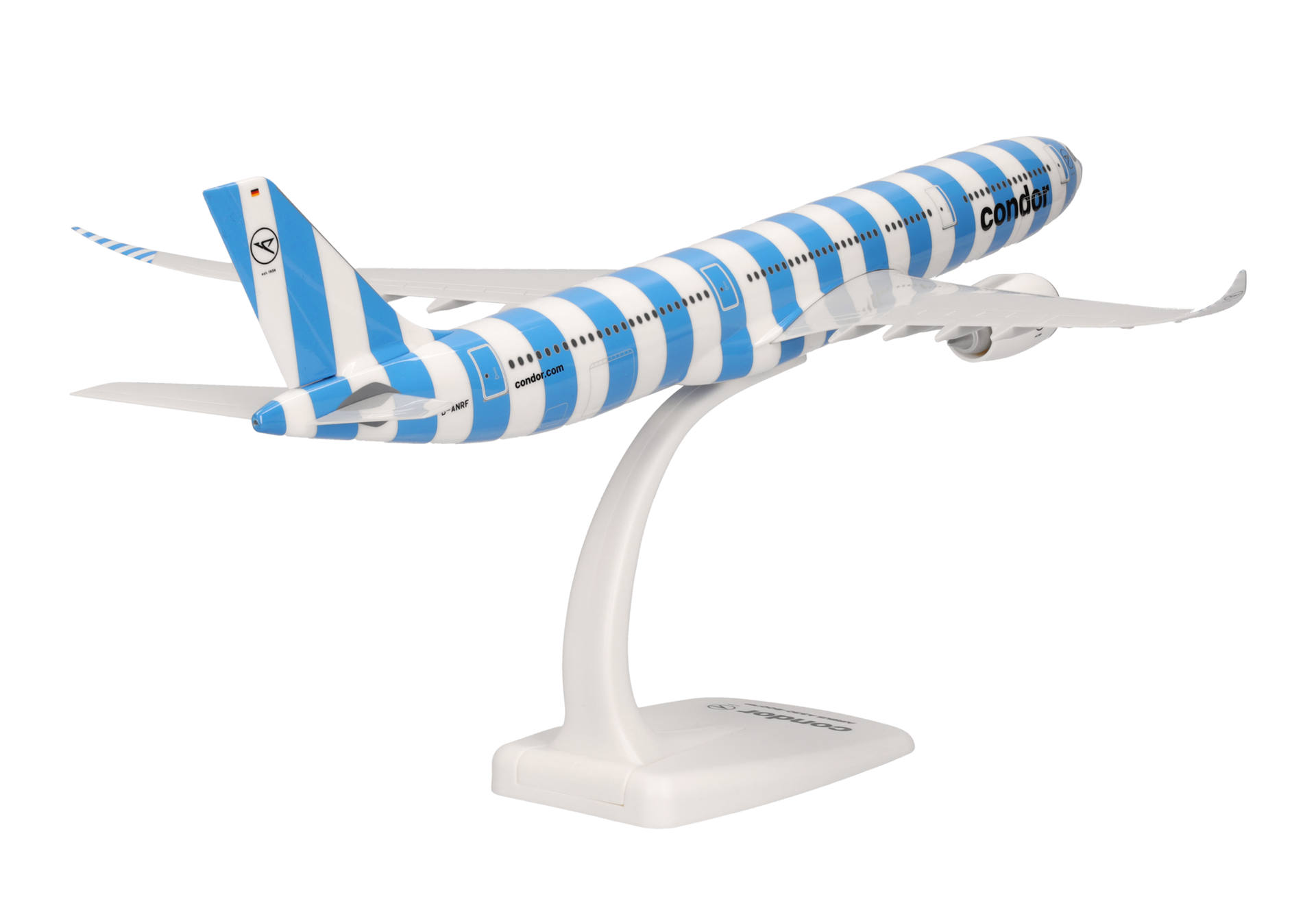 herpa-614283-2-Condor-Airbus-A330-900neo-Sea-D-ANRF-Ferienflieger-Urlaub-blau-geringelt-Heck herpa-614283-2-Condor-Airbus-A330-900neo-Sea-D-ANRF-Ferienflieger-Urlaub-blau-geringelt-Heck