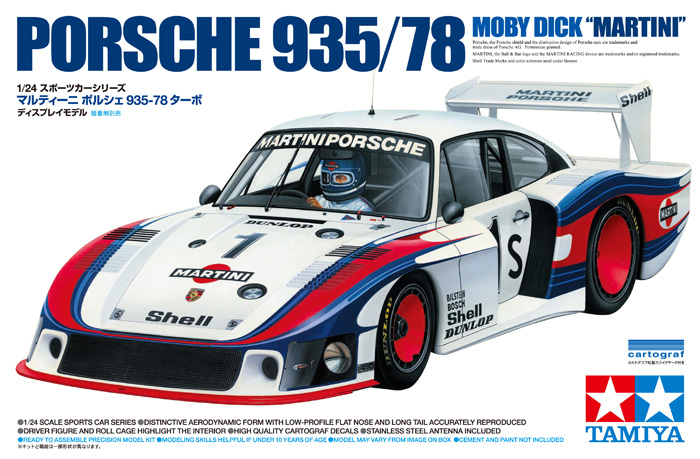 Tamiya Porsche 935/78 Moby Dick "Martini", #24318