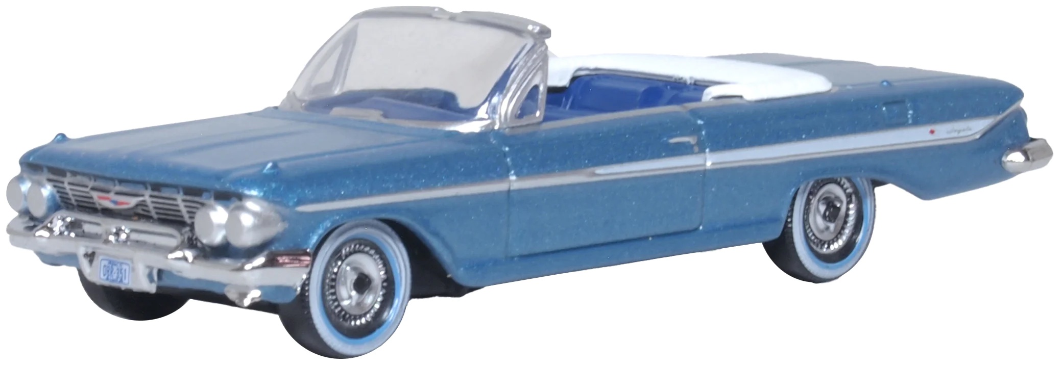 oxford-87CI61006-Chevrolet-Impala-Cabrio-1961-jewel-blue-white