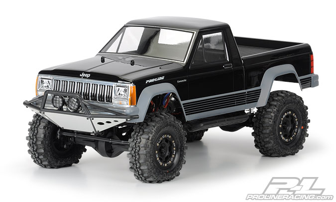 pro-line-racing-3362-00-1-Jeep-Commanche-Full-Bed-Pickup-Truck-Karosseriesatz-für-Scale-Crawler-313-mm-Radstand