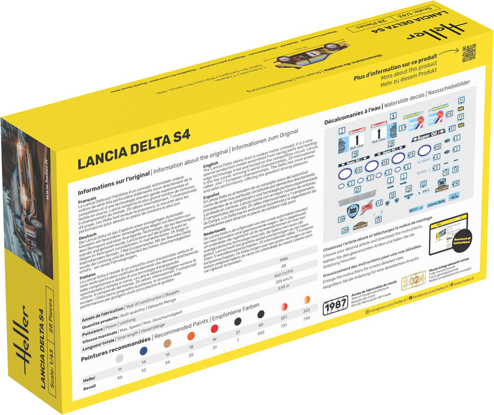 heller-80177-2-Lancia-Delta-S4-Gruppe-B-Rallyfahrzeug-Tedeschini-Tabaton-Legend