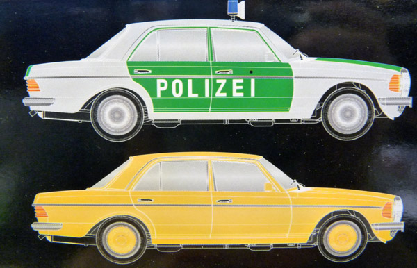 Diopark 70´s German made civilian car (MB W123) w/IED accessoires, #DP35013