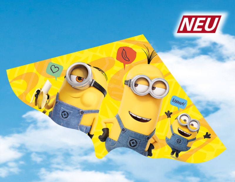 Günther-Flugspiele-1211-1-Minions-Kinderdrachen-für-Kleinkinder-wenig-Wing-geeignet