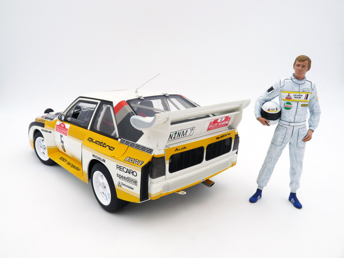 autoart-88503S-3-Audi-S1-Sport-Quattro-Gruppe-B-Winner-Rally-San-Remo-1985-Walter-Röhrl-Christian-Geistdörfer-mit-Figur-Vitrine-limited