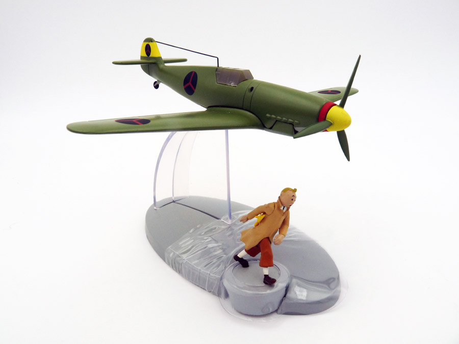 tintin-moulinsart-Messerschmitt-Bf109-Jagdeinsitzer-Tim-und-Struppi