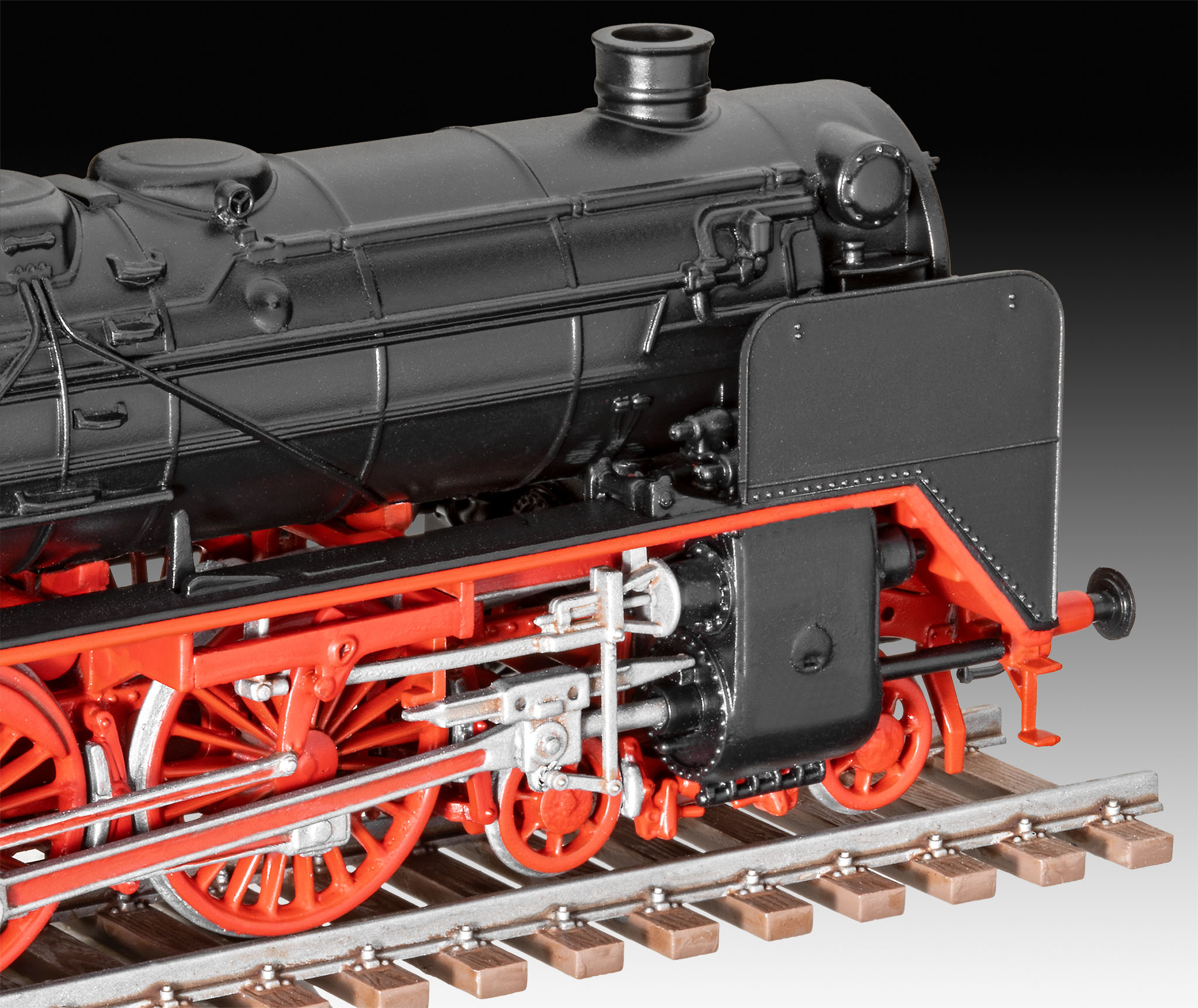 Revell-02171-2-Dampflokomotive-Baureihe-01-BR02-Tender-2-2-T30-Deutsche-Reichsbahn