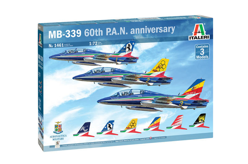 italeri-1461-1-Aermacci-MB-339-A-60th-PAN-anniversary-Frecce-Tricolori-Set