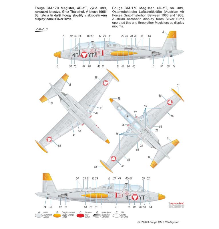 specialhobby-SH72373-6-Fouga-CM170-Magister-Bundesmarine-Marinefliegerkommando-German-Finnish-Austrian