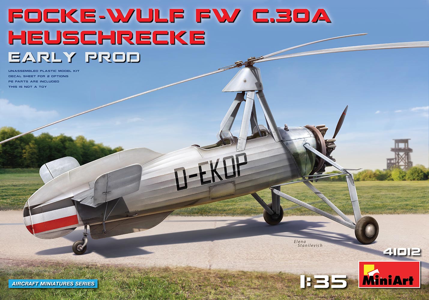 miniart-41012-Focke-Wulf-Fw-C30A-Heuschrecke-Tragschrauber