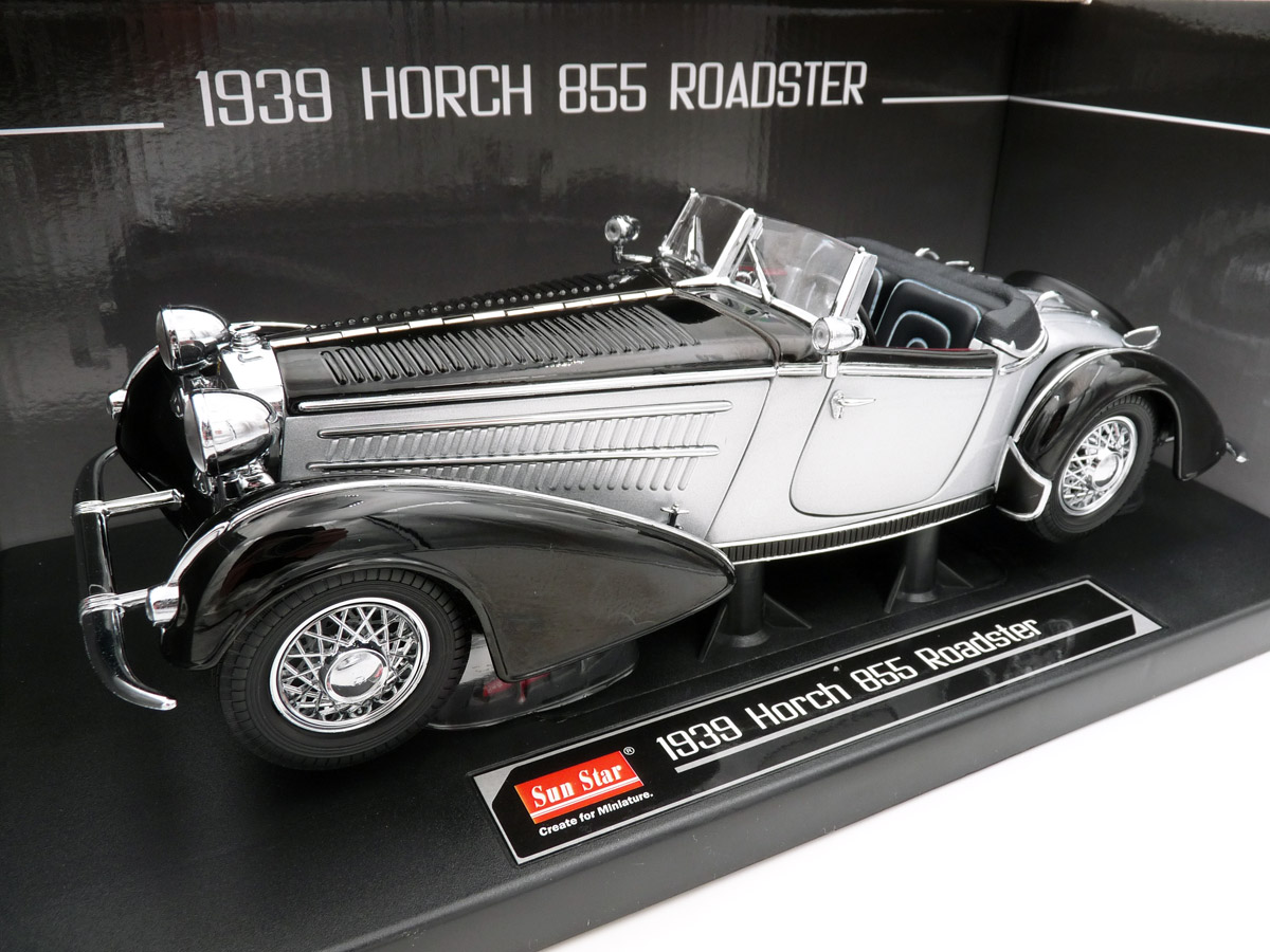 Sun-Star-2410-6-1939-Horch-855-Roadster-Sportwagen-Deutschland-Display