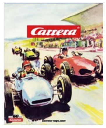 carrera-20021136-1950er-Formel-1-Jubiläumsblechschild-60-Jahre-Carrera