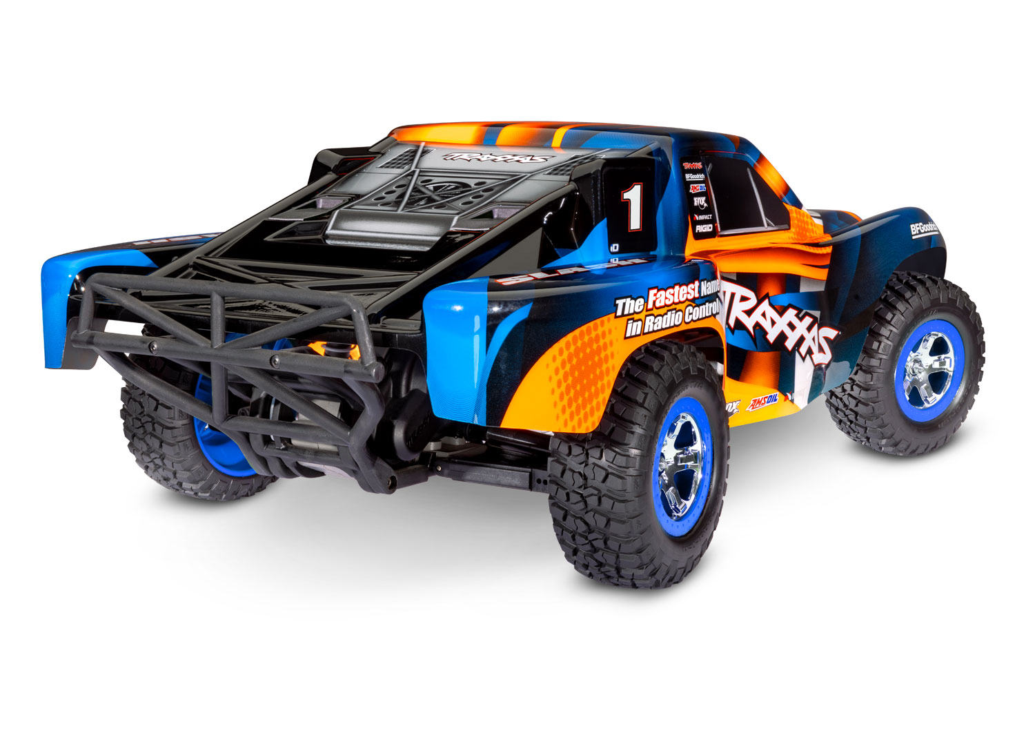 traxxas-58034-8-ORNG-3-Slash-2wd-brushed-Short-Course-RC-Truck-Heckansicht