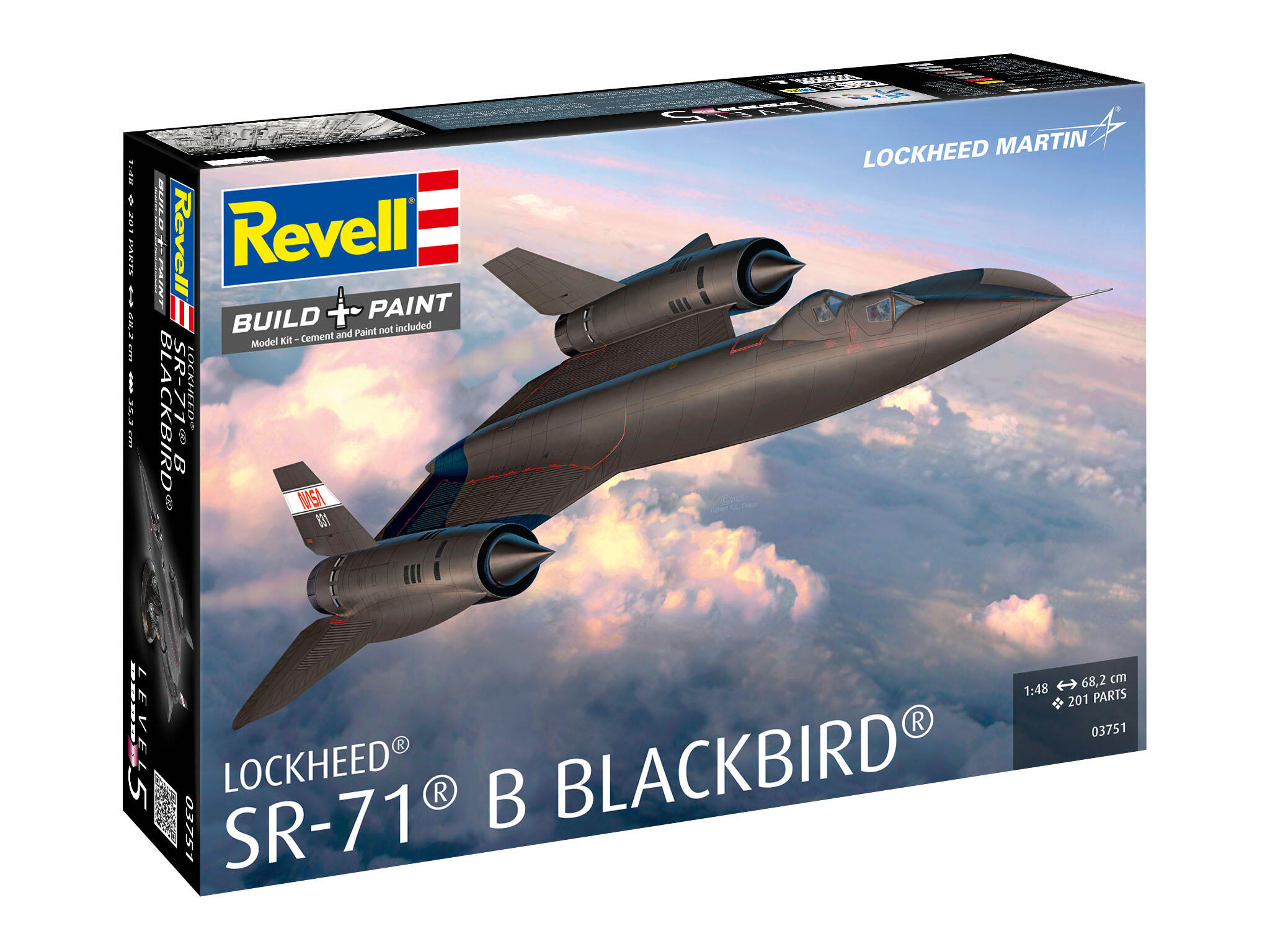 Revell-03751-1-Lockheed-SR-71B-Blackbird-Modellbausatz-Boxart