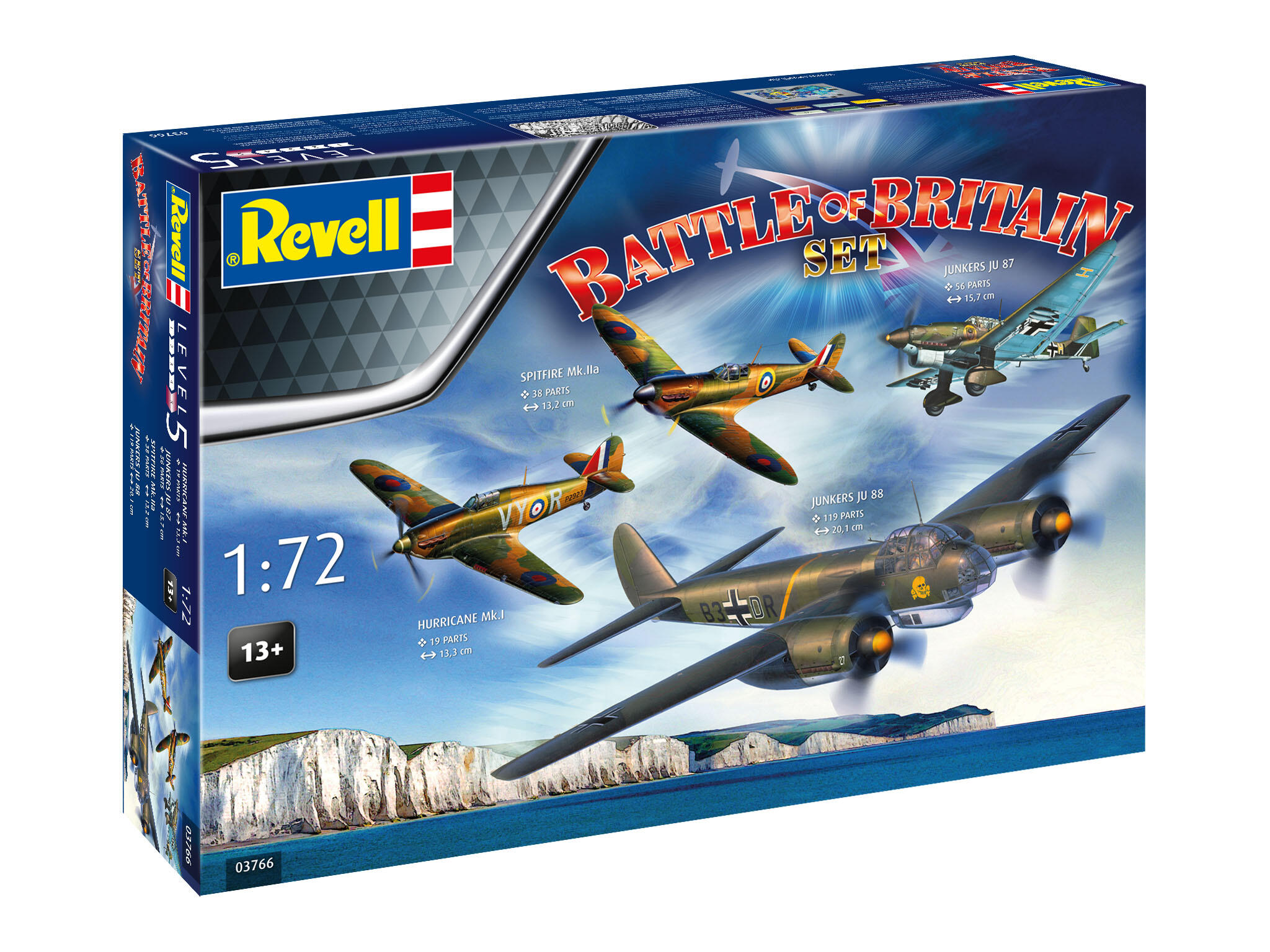 revell-03766-Battle-of-Britain-Spitfire-Hurricane-Junkers-Ju-88-87