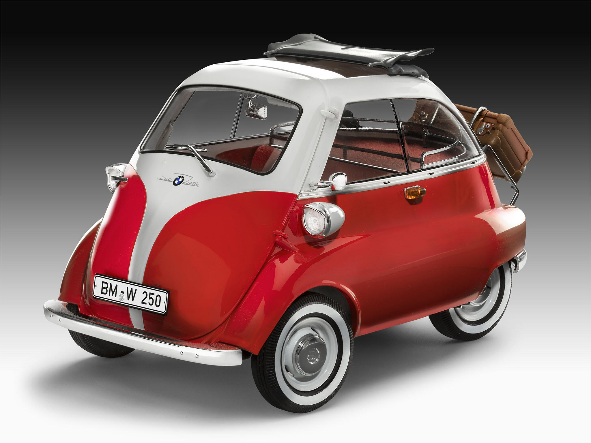 Modellino Welly BMW Isetta Rossa – Scala 1/34-1/39, Die-cast Metallo, Portiere Apribili, 11 Cm