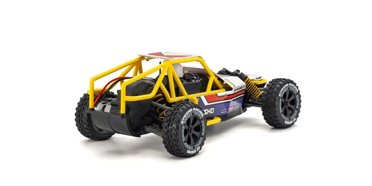 kyosho-34405T1-3-Sand-Master-20-weiß-Modellbau-Einsteigerbuggy-RC-Auto-Heckansicht kyosho-34405T1-3-Sand-Master-20-weiß-Modellbau-Einsteigerbuggy-RC-Auto-Heckansicht