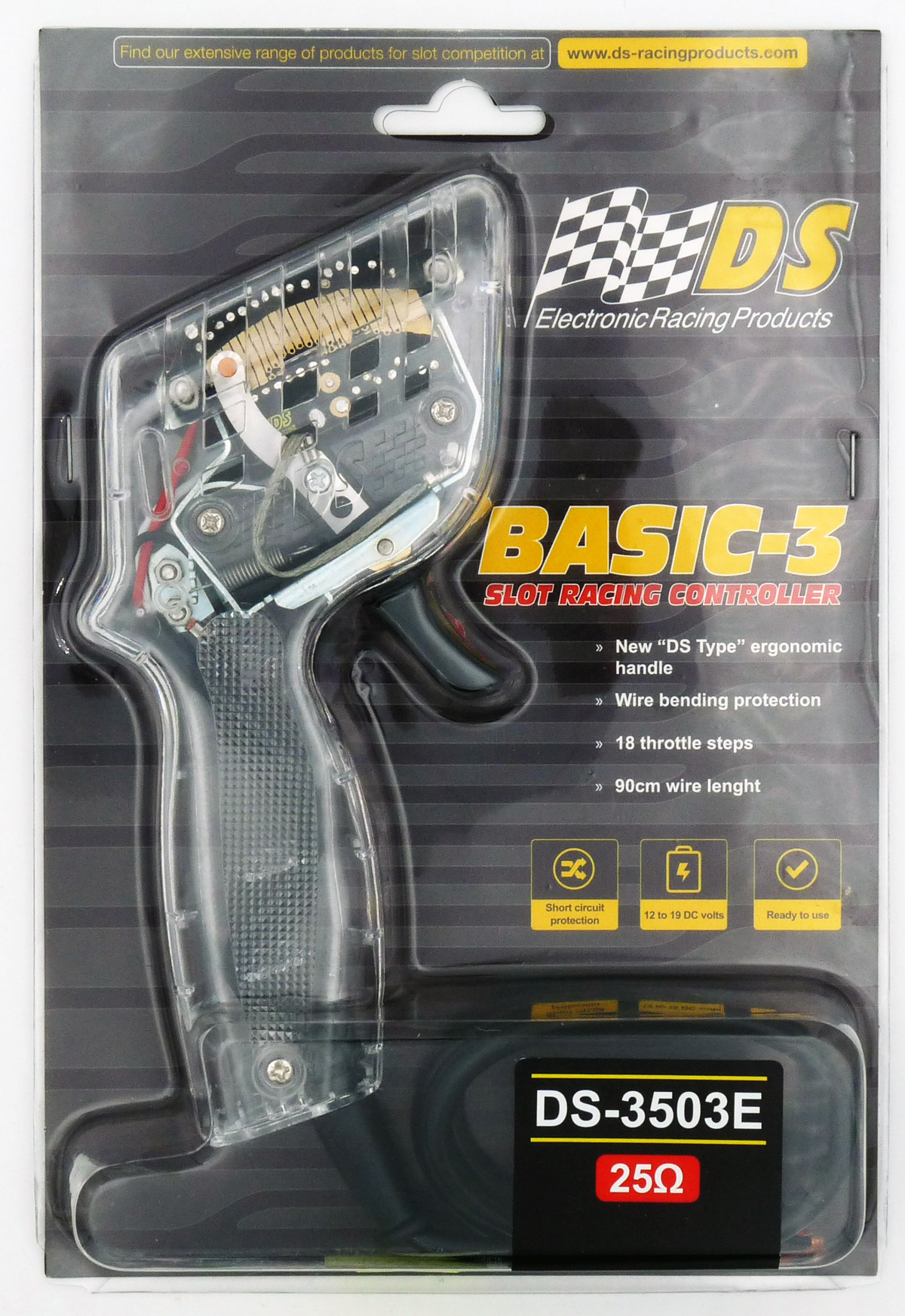 ds-electronic-racing-products-BASIC-3-Handregler-25-Ohm-DS-3503E-farblos-Slot-Racing-Controller-analog-Griffschalen