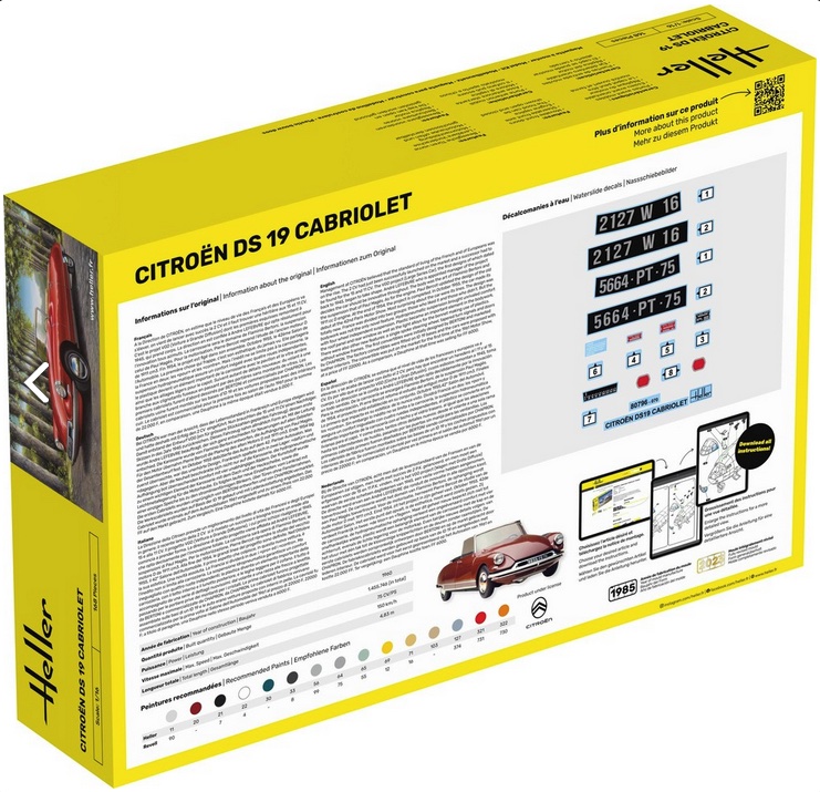 heller-80796-2-Citroen-DS-19-Cabriolet-Bausatz heller-80796-2-Citroen-DS-19-Cabriolet-Bausatz