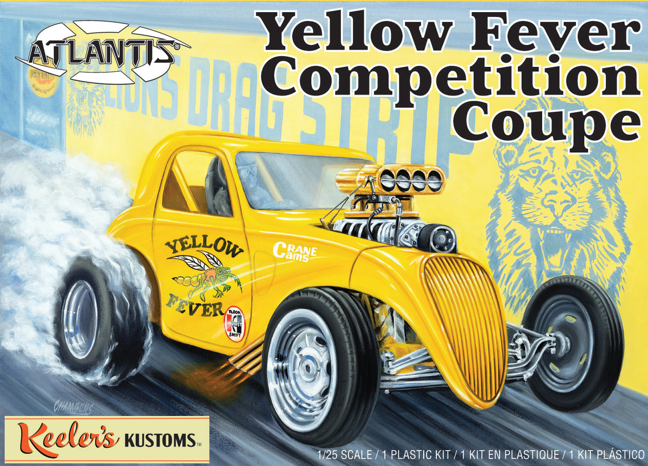 atlantis-models-13101-1-Yellow-Fever-Competition-Coupe-Keelers-Kustoms-Topolino-Dragster
