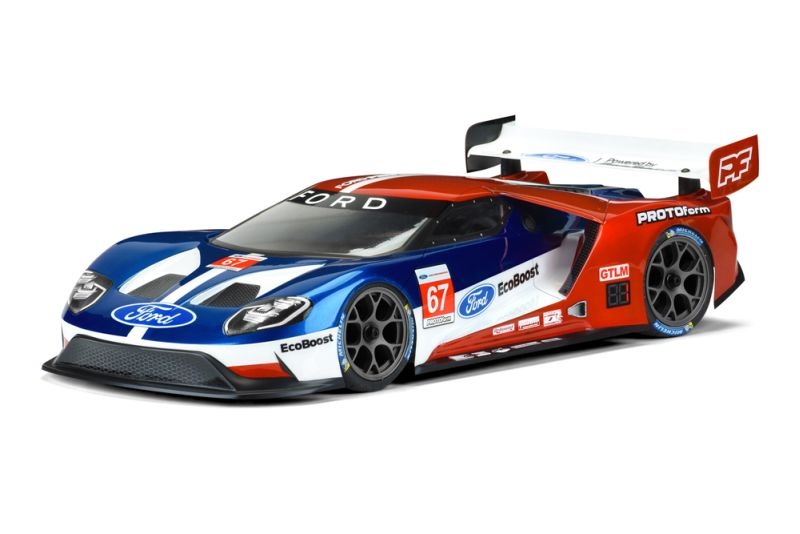 protoform-1550-25-1-Ford-GT-Race-Car-Karosseriesatz-für-190mm-breite-Tourenwagenchassis