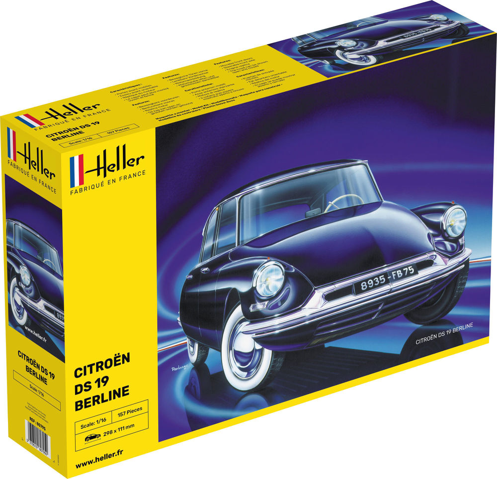 heller-80795-Citroen-DS-19-Berline-rollende-Sänfte