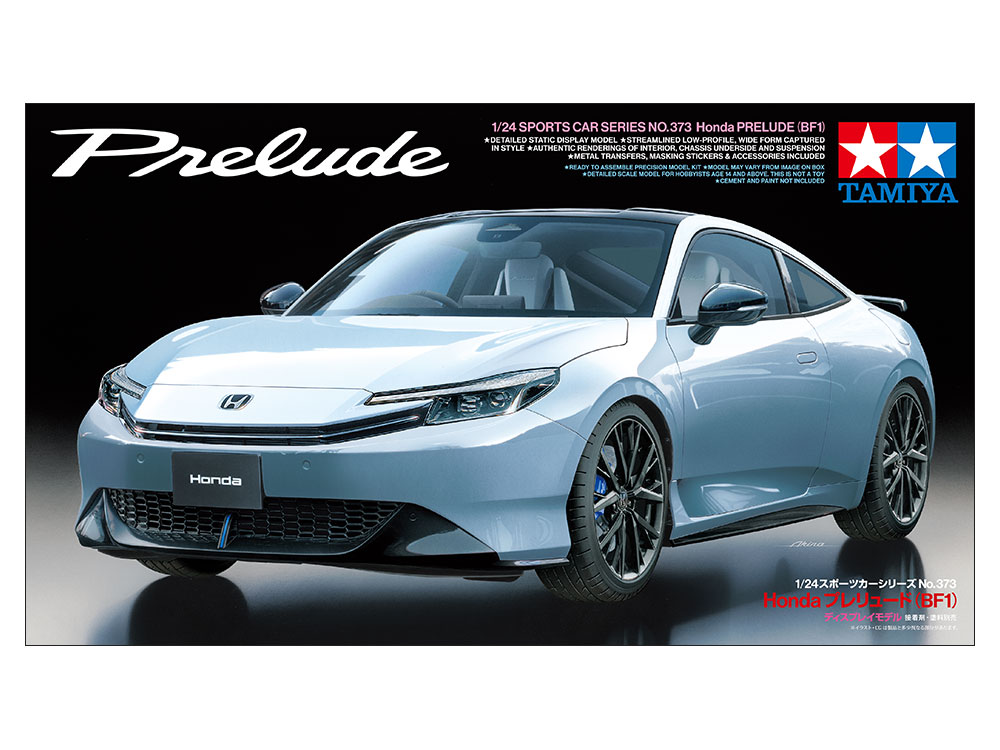 tamiya-24373-2-Honda-Prelude-BF1-japanischer-Sportwagen-Boxart
