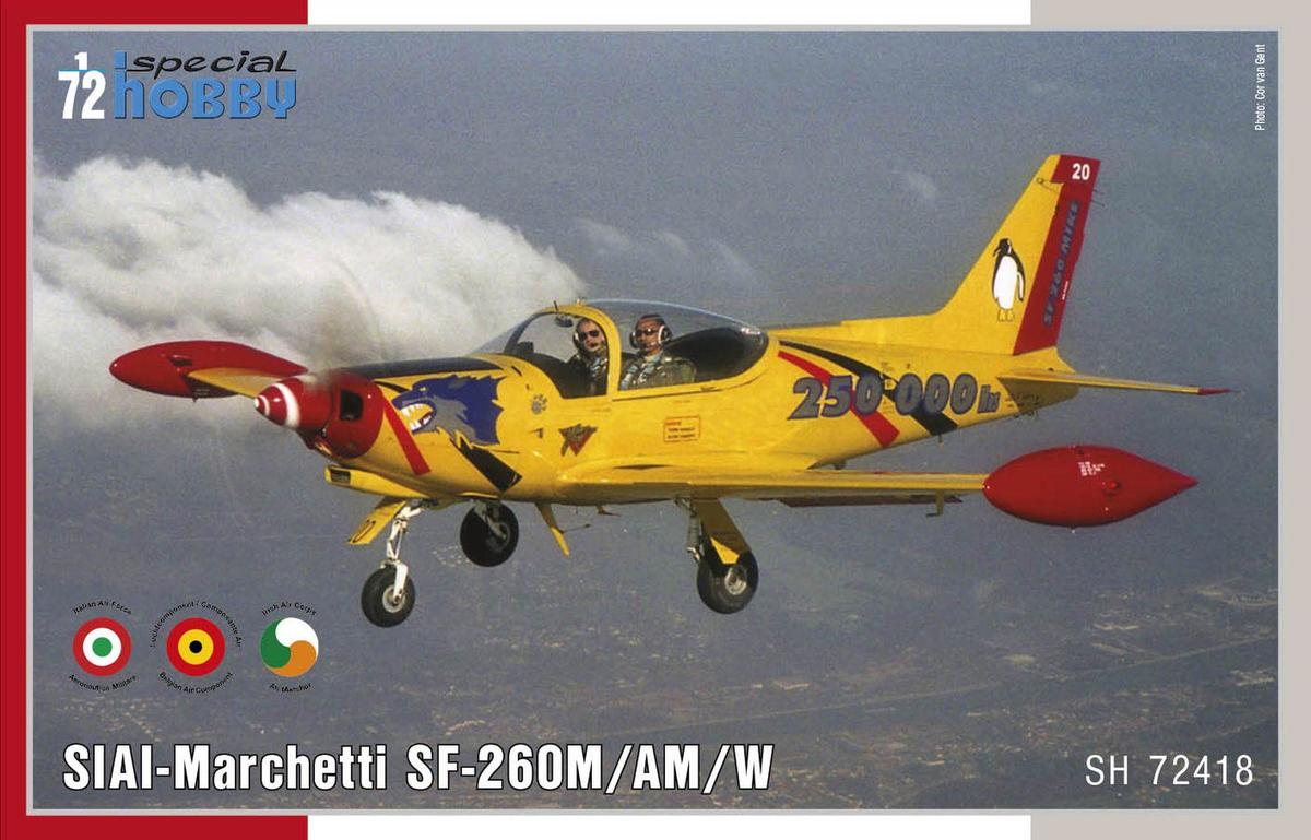 specialhobby-SH72418-SIAI-Marchetti-SF-260M-AM-W-Italian-Prop-Trainer