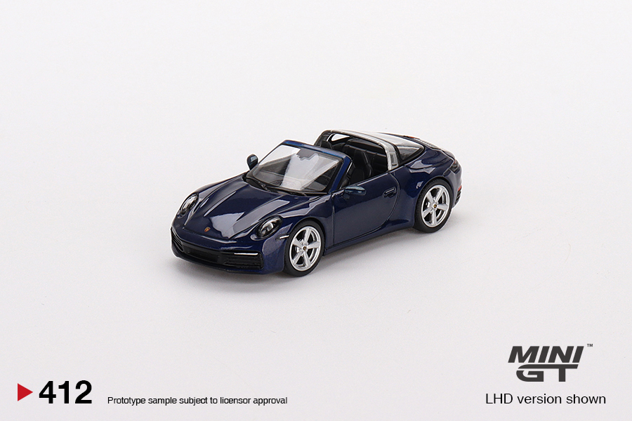mini-GT-MGT00412-L-Porsche-911-Targa-4S-gentian-blau-metallic