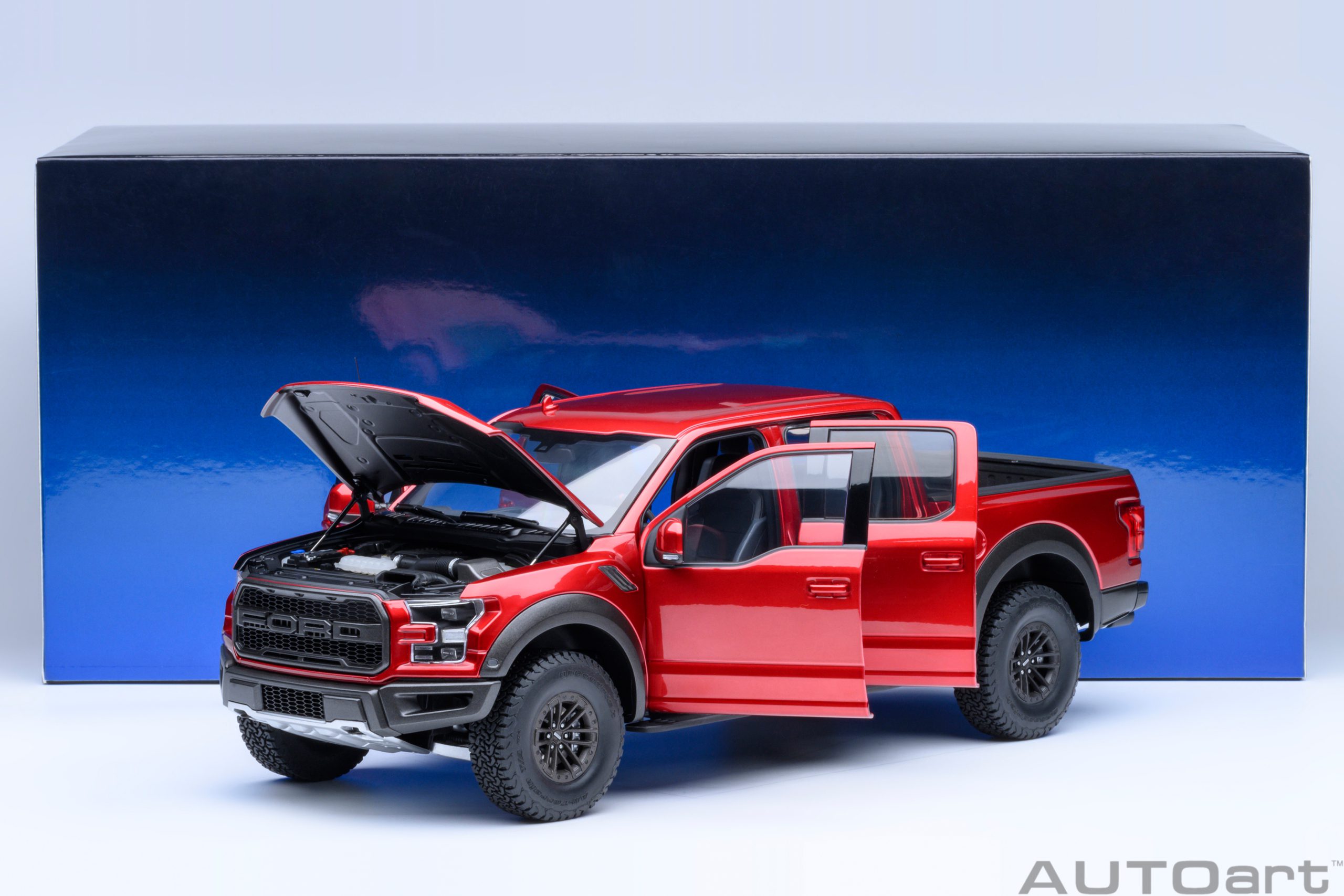 Autoart-72948-9-Ford-F-150-Raptor-Supercrew-2019-ruby-red-full-size-full-openings