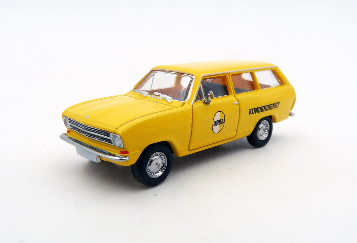 brekina-20438-Opel-Kadett-B-Caravan-Opel-Kundendienst-der-Zuverlässige-Händlerfahrzeug