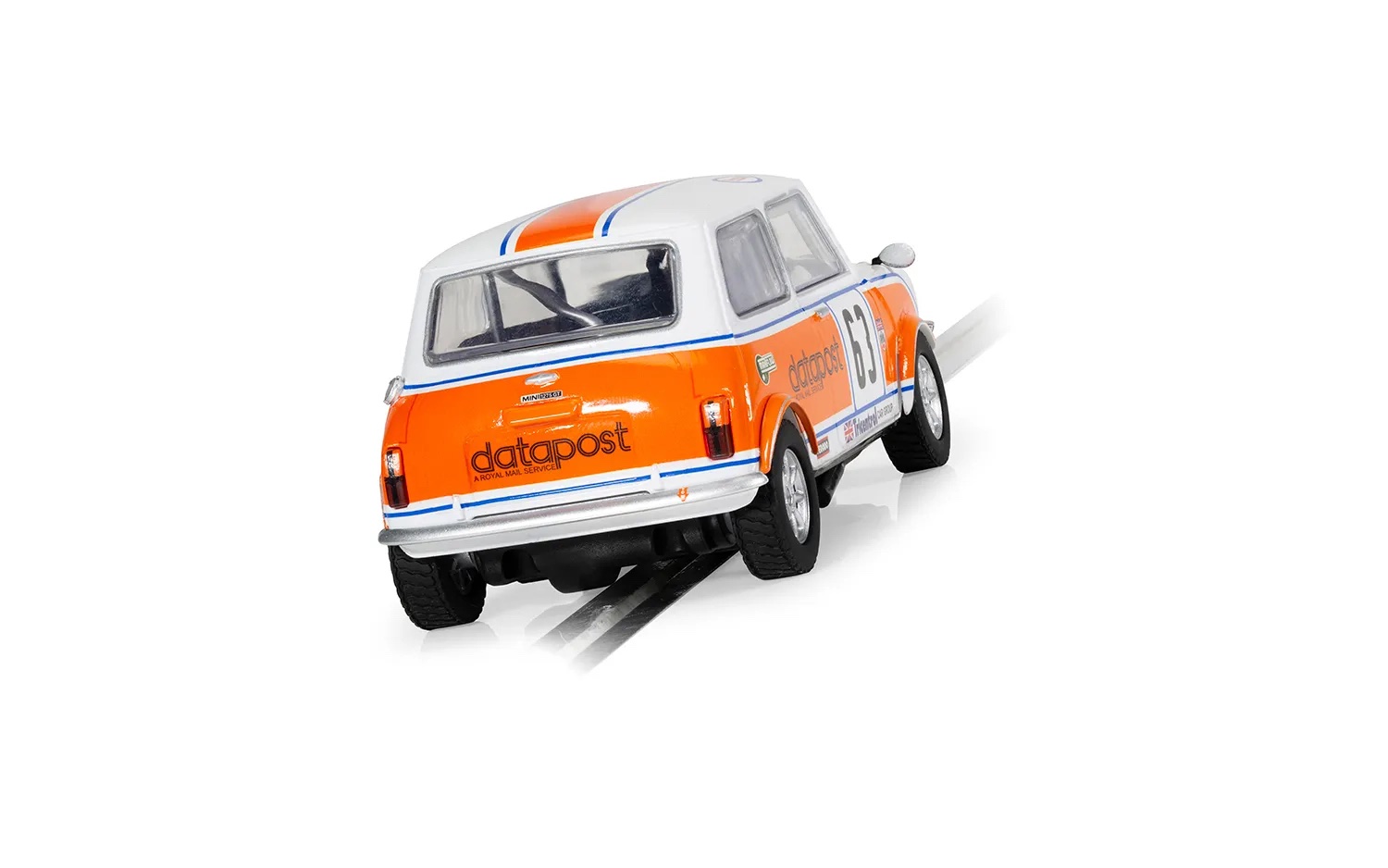 scalextric-C4413-2-Mini-1275-GT-datapost-Alan-Curnow-Richard-Longman-Maniflow-British-Saloon-Car scalextric-C4413-2-Mini-1275-GT-datapost-Alan-Curnow-Richard-Longman-Maniflow-British-Saloon-Car