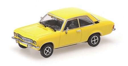 minichamps-870040004-Opel-Ascona-A-Limousine-2-türig-gelb-1970