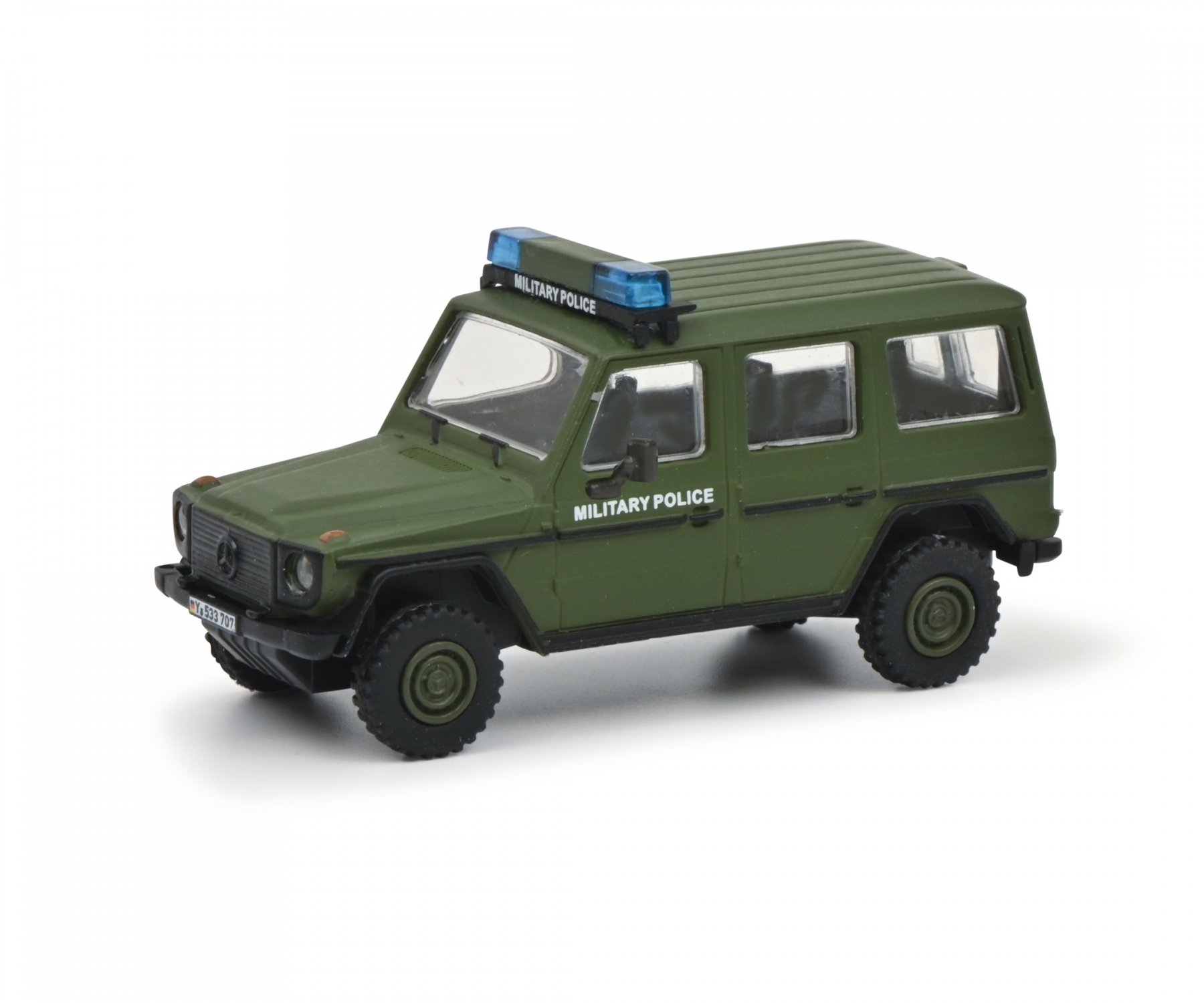 schuco-452666600-military-police-Feldjäger-Wolf-Bundeswehr-mattoliv-G-Modell