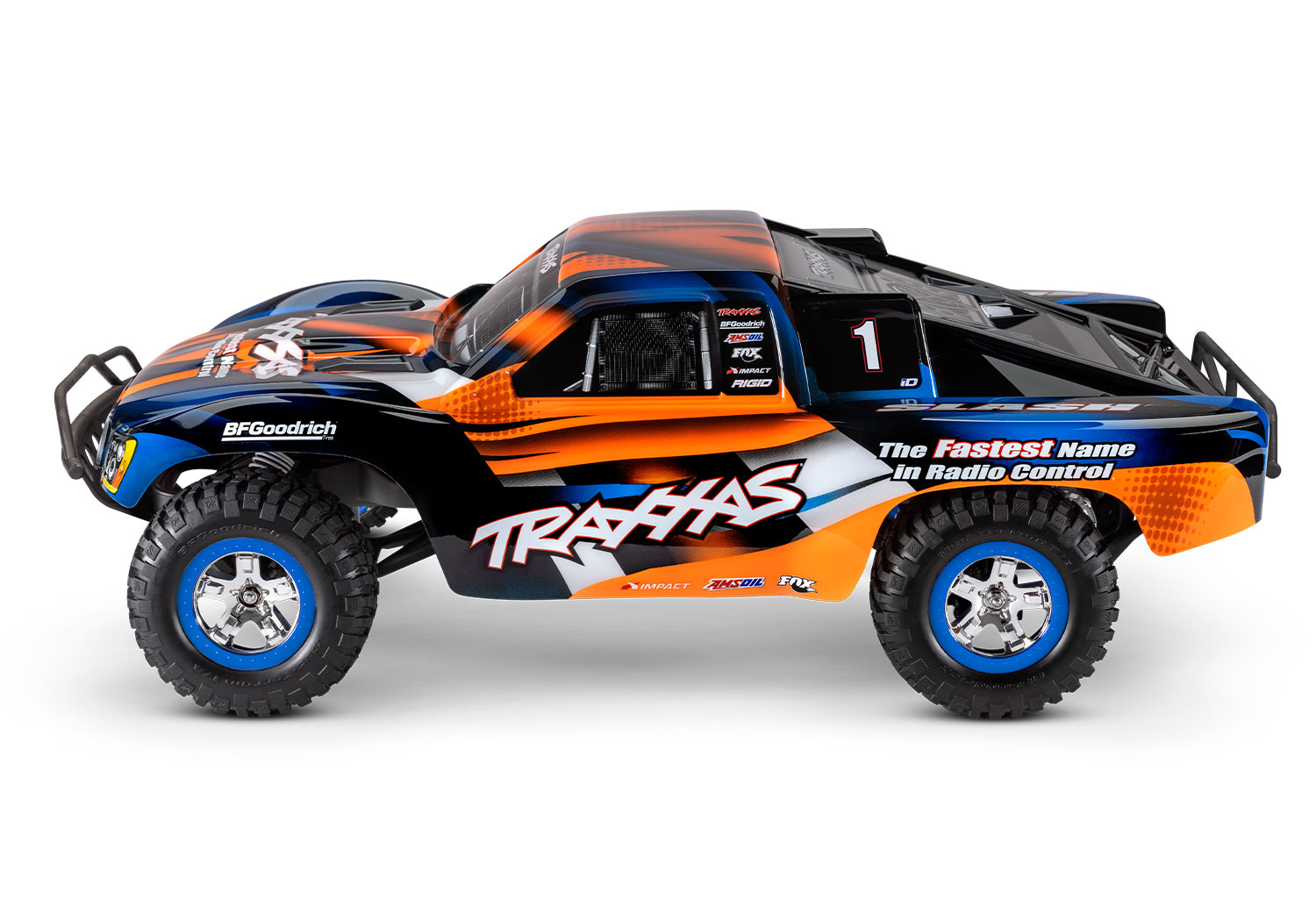 traxxas-58034-8-ORNG-2-Slash-2wd-brushed-Short-Course-RC-Truck-Seitenansicht