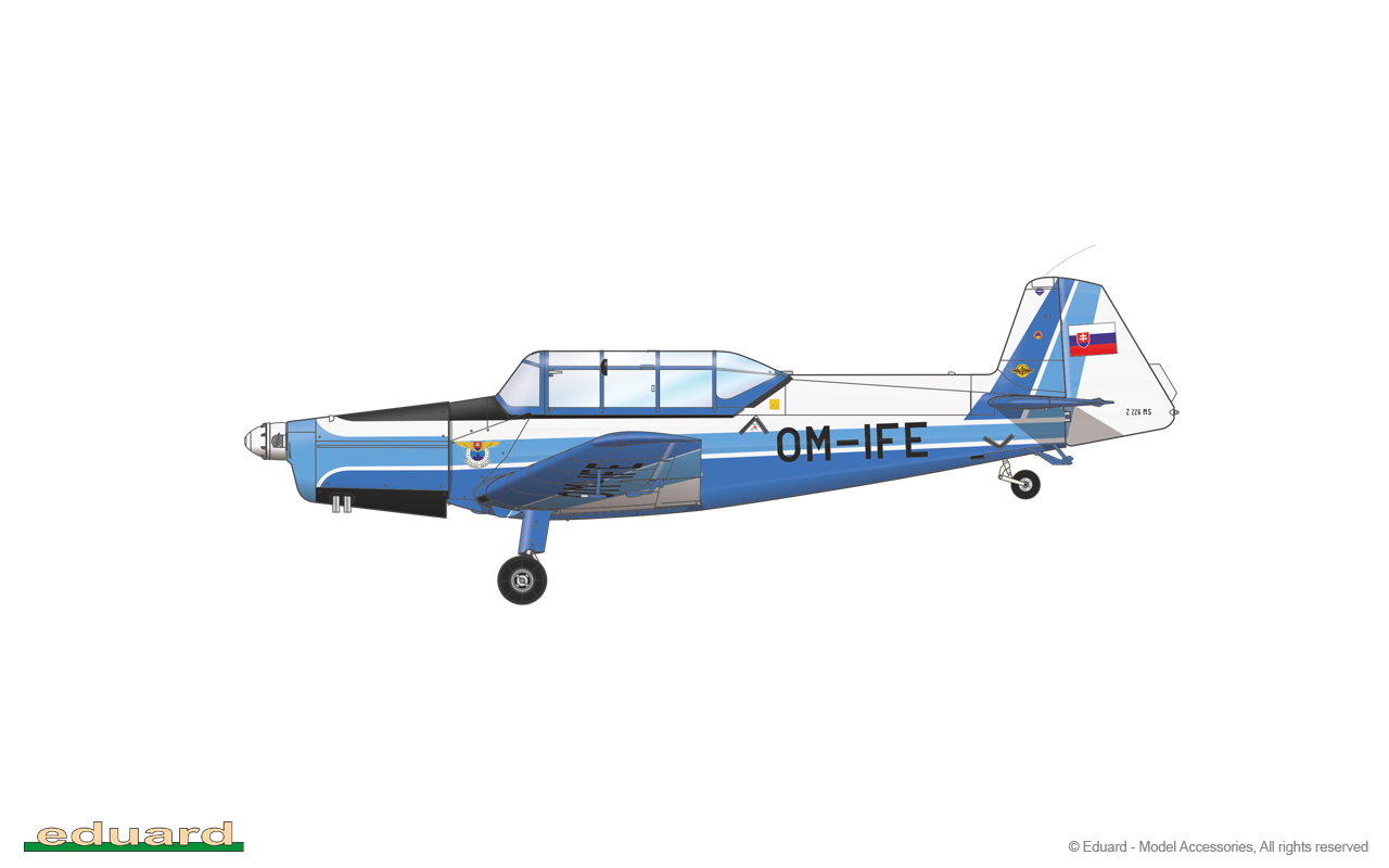 eduard-11152-6-Zlín-Z-226M-Trenér-Akrobatic-Kunstflugzeug-Trainer-Schulflugzeug-Tiefdecker-Sportflzeug-limited-edtion-dual-combo