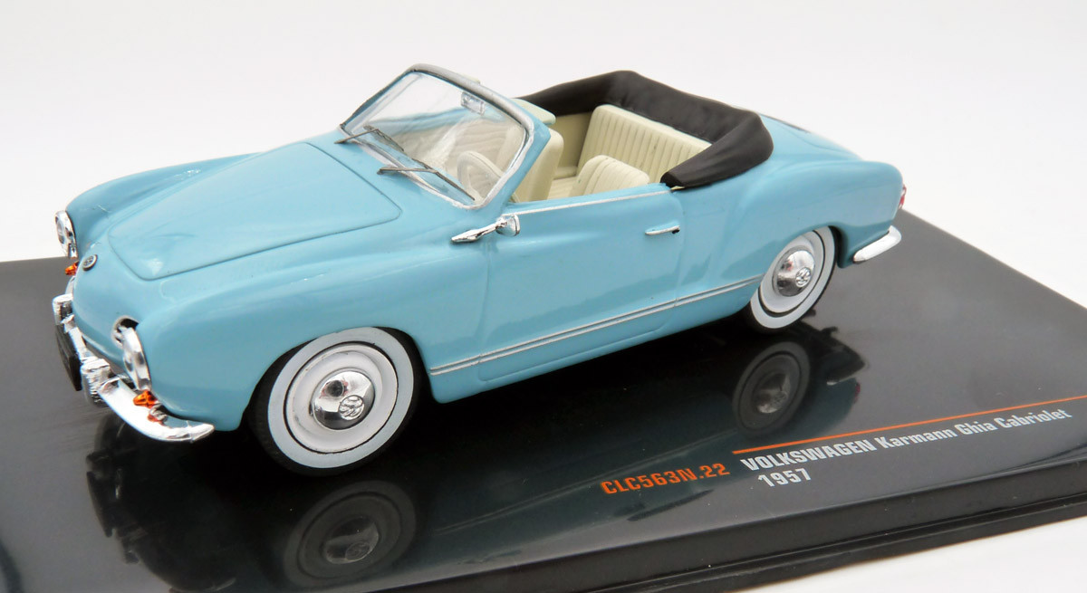 ixo-CLC563N22-1-Volkswagen-VW-Karmann-Ghia-Cabriolet-1957-luftgekühlt ixo-CLC563N22-1-Volkswagen-VW-Karmann-Ghia-Cabriolet-1957-luftgekühlt