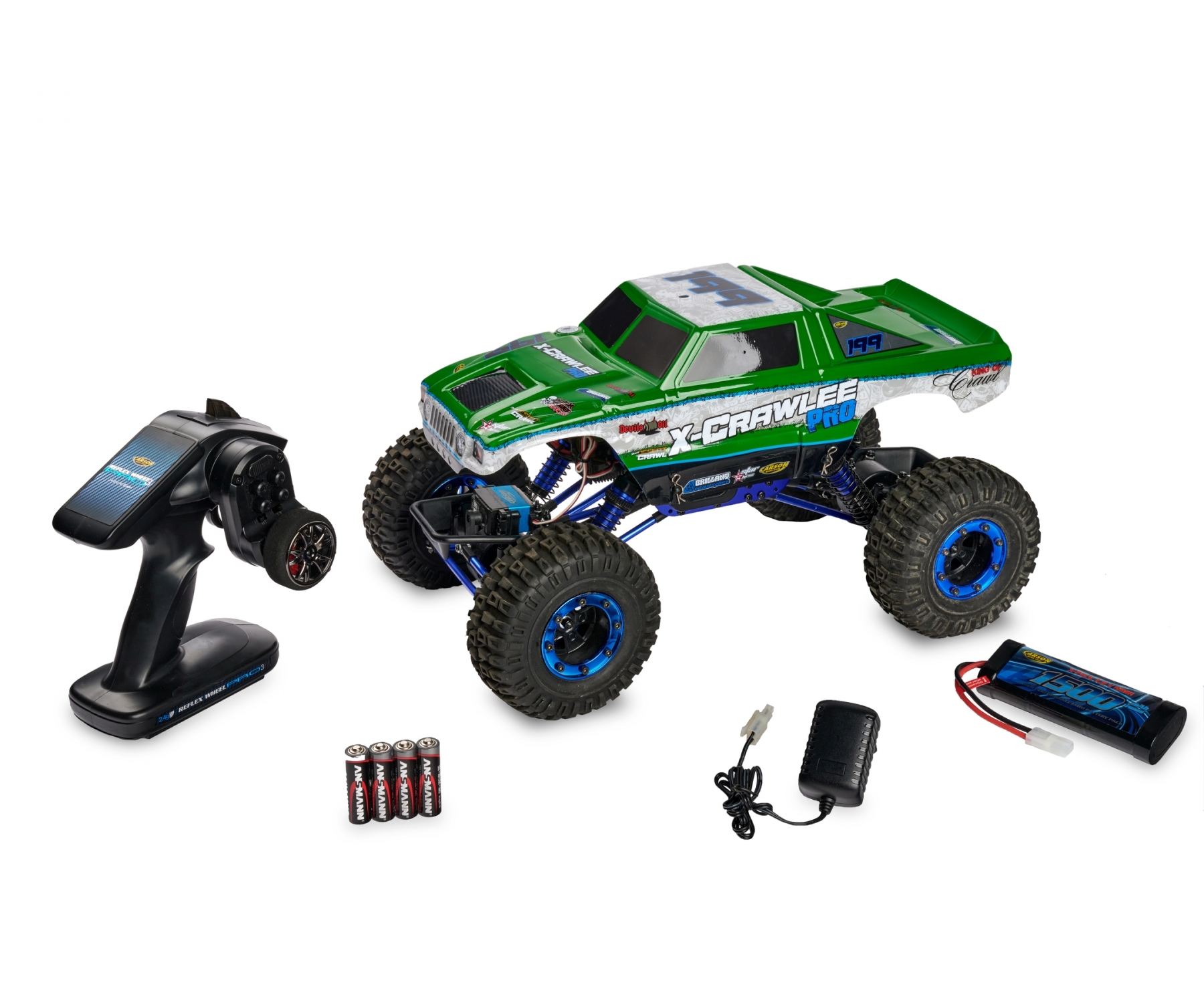 carson-500404068-1-X-Crawlee-XL-2-4-GHz-100-RTR-green-edition-green-preiswerter-Crawler-für-Hobby-Einsatz carson-500404068-1-X-Crawlee-XL-2-4-GHz-100-RTR-green-edition-green-preiswerter-Crawler-für-Hobby-Einsatz