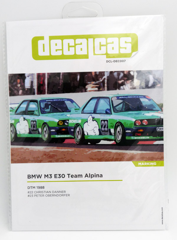 decalcas-DCLDEC007-Alpina-Bovensiepen-BMW-M3-E30-Danner-Oberndorfer-DTM-1988-Decals