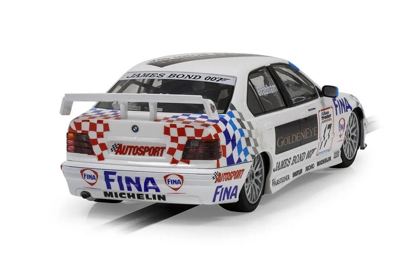 Scalextric-C4574-3-BMW-320i-Supertourer-E36-BTCC-1995-David-Brabham-Goldeneye-Works-Car