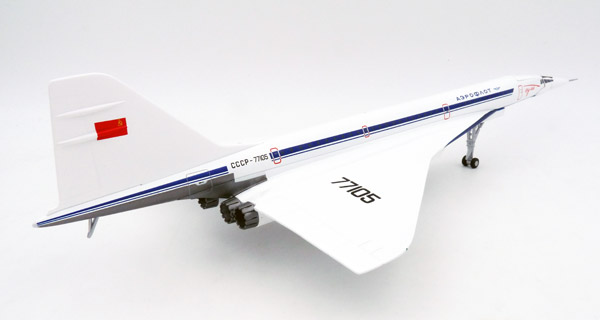 herpa-571623-2-Aeroflot-Tupolev-TU-144-CCCP-77105-Sowiet-Überschall-Jet