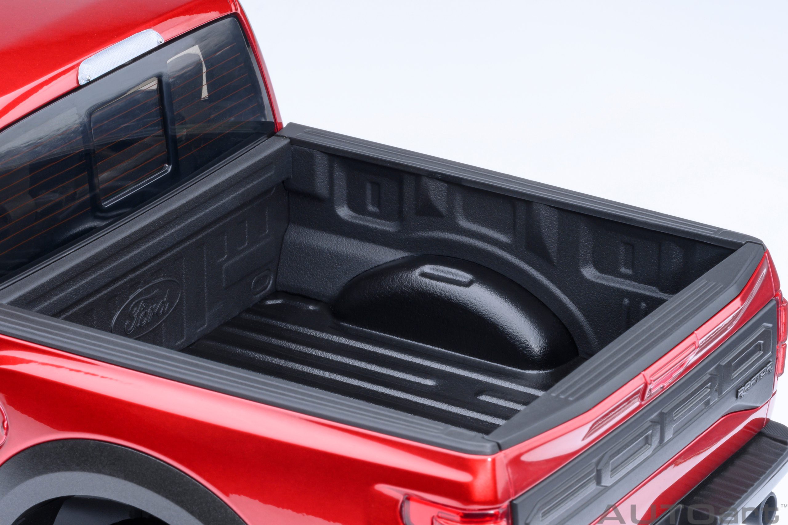 Autoart-72948-5-Ford-F-150-Raptor-Supercrew-2019-ruby-red-Pick-up-Ladefläche-Schale