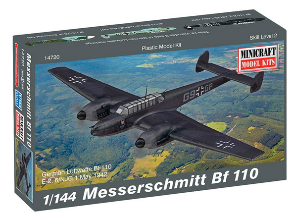 minicraft-14720-Messerschmitt-Bf-110-E-2-6NJG-1940-1942-Luftwaffe minicraft-14720-Messerschmitt-Bf-110-E-2-6NJG-1940-1942-Luftwaffe