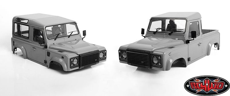 RC4WD-1-Land-Rover-Defender-D90-Karosseriesatz-für-Scale-Crawler-275-mm-Radstand-Hartplastik-Detailgetreu