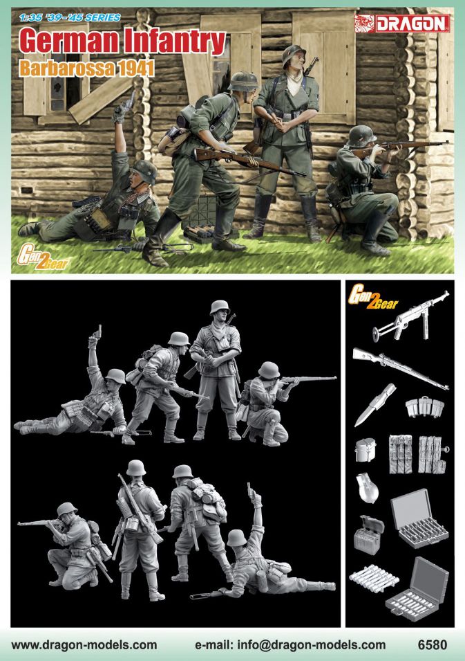 dragon-6580-Deutsche-Wehrmacht-Unternehmen-Barbarossa-1941-Figurenbausatz