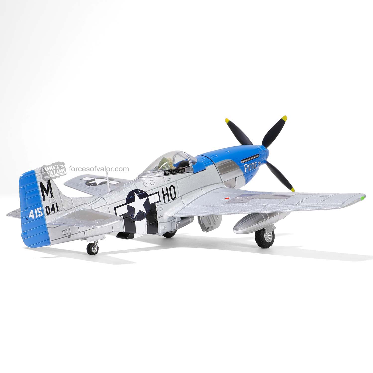 forcesofvalor-FOV-812013A-2-USAFF-North-American-P-51D-Mustang-Petie-3rd-Lt-Col-John-C-Meyer-USAAF-1944